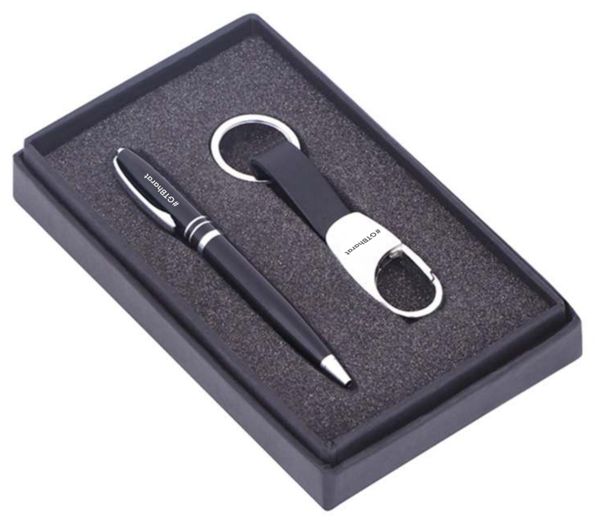 2 Piece pen and keychain set