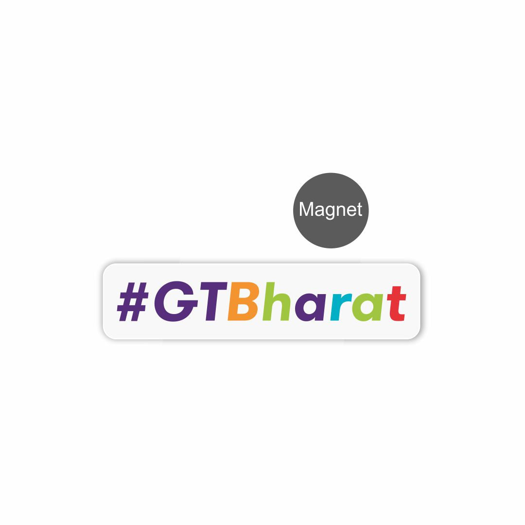 GT Bharat magnetic lapel pin