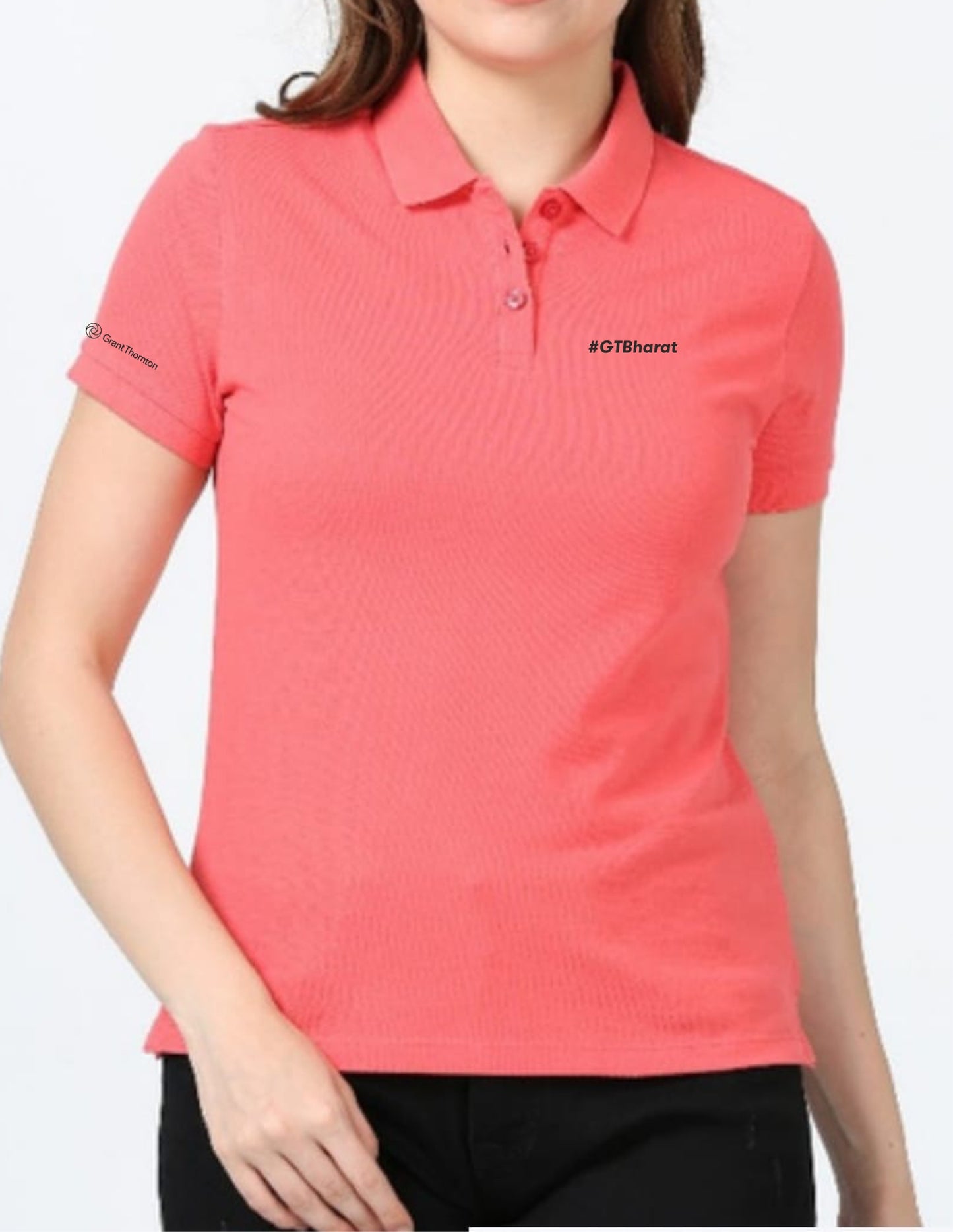 John Players peach polo