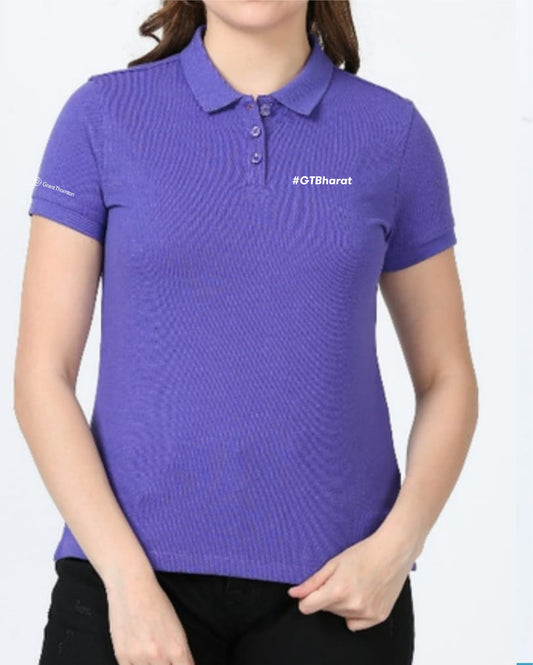 John Players purple polo
