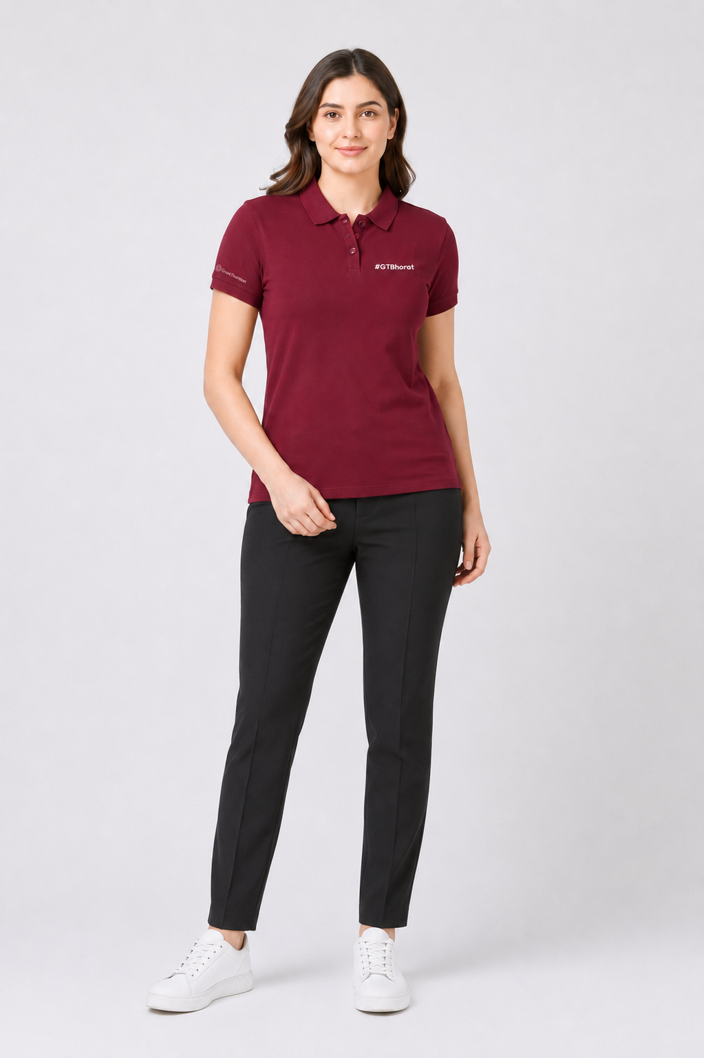 John Players maroon polo