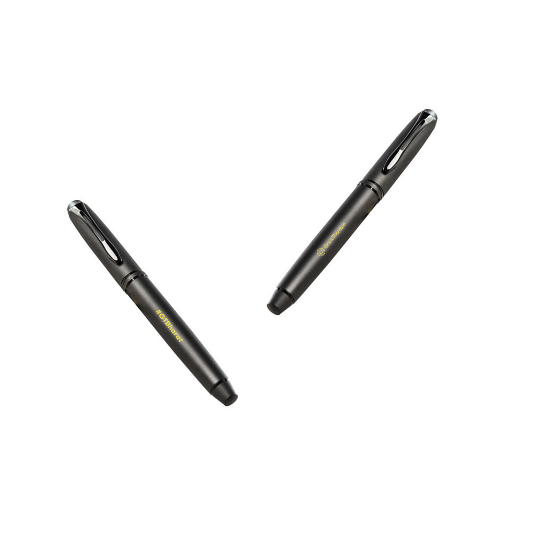 Metal black roller pen