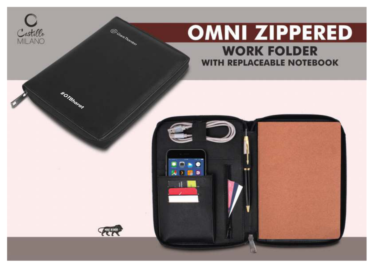 Omni Zippered Work Folder