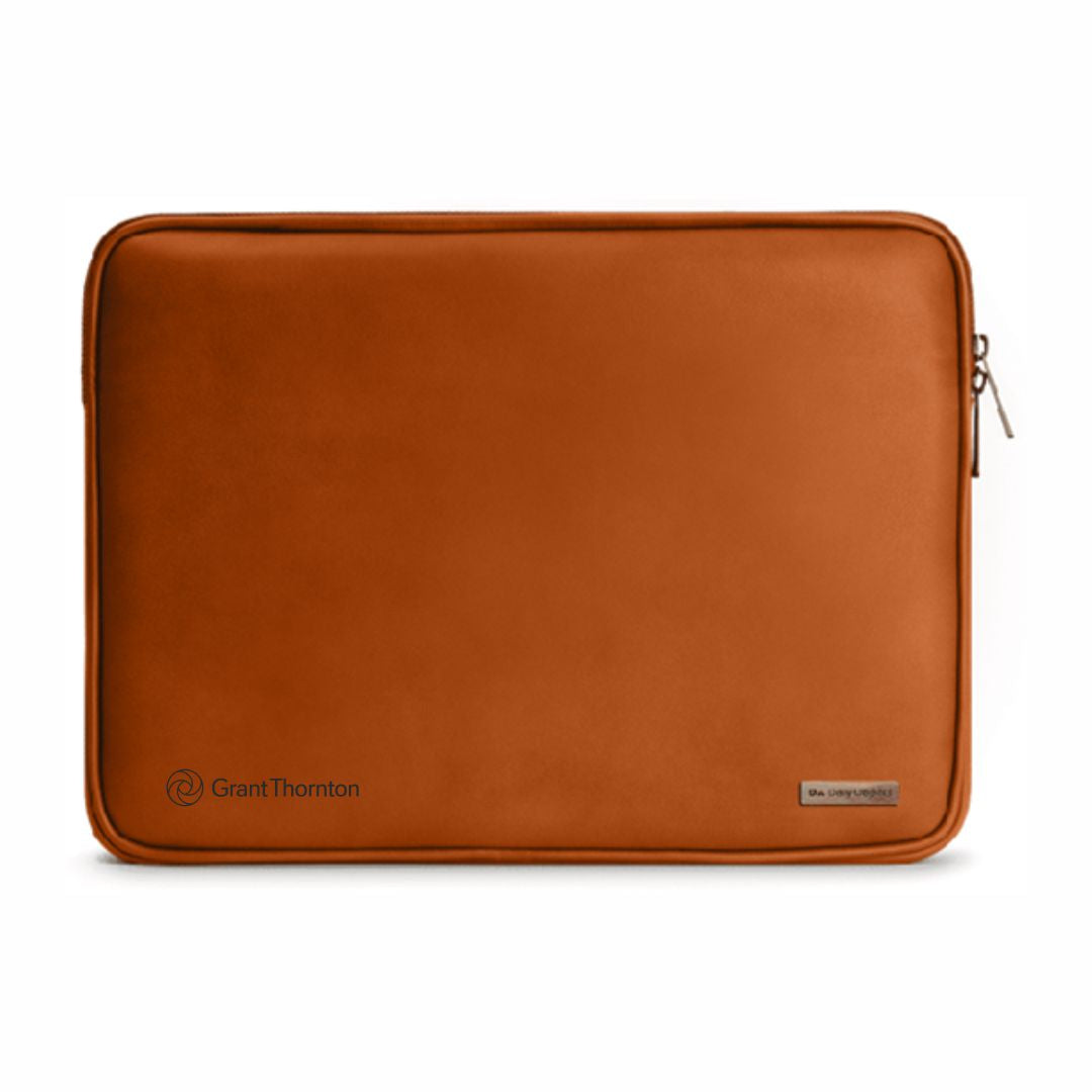 Vegan leather laptop sleeve