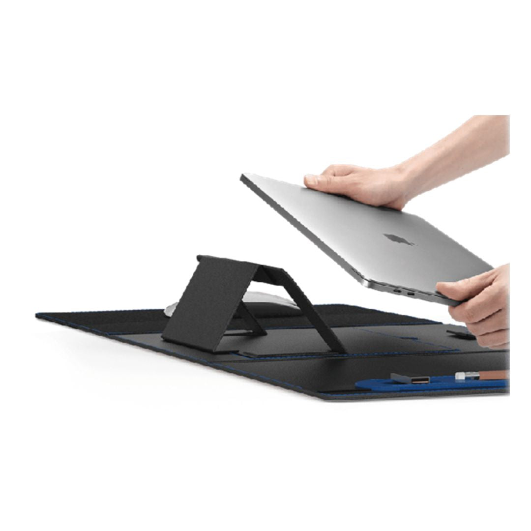 Morph foldable deskmat with laptop stand