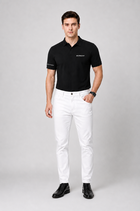 M&S black polo