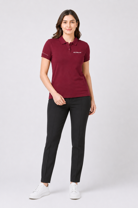 John Players maroon polo