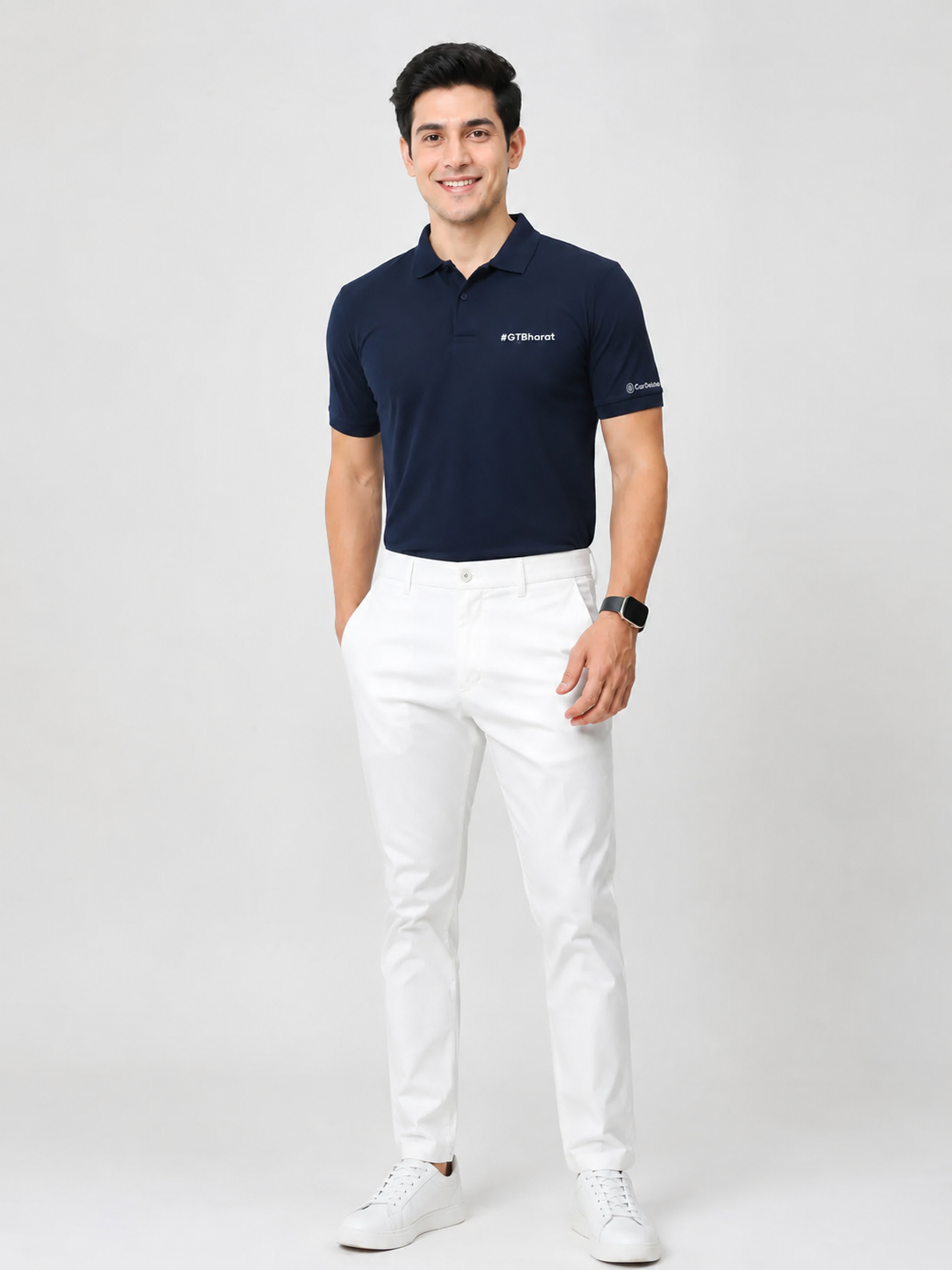 Van Heusen navy polo