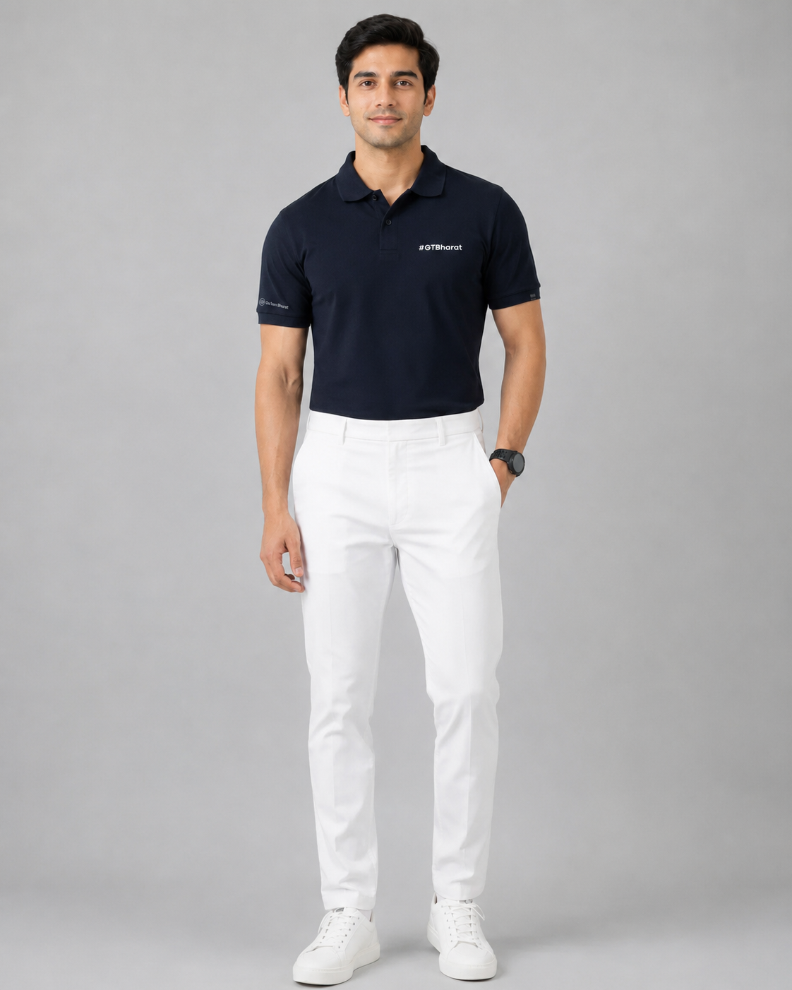 M&S navy polo