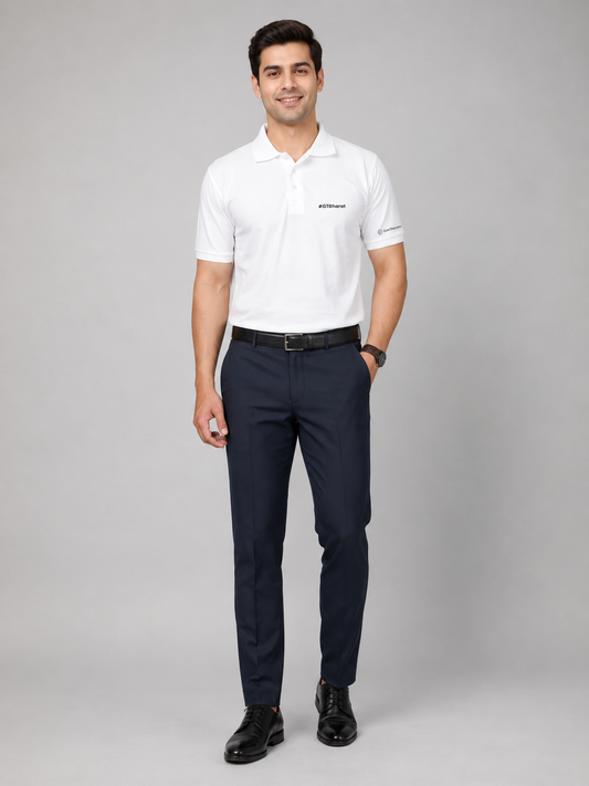 Van Heusen white polo