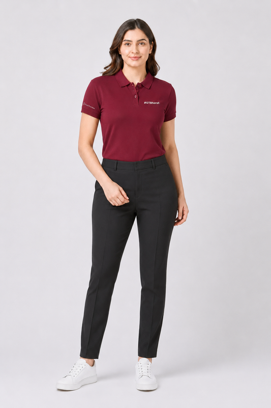 John Players maroon polo