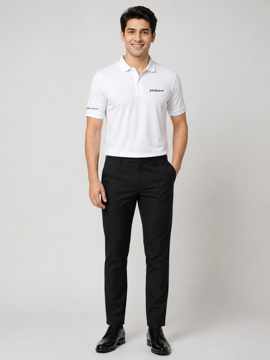 M&S white polo