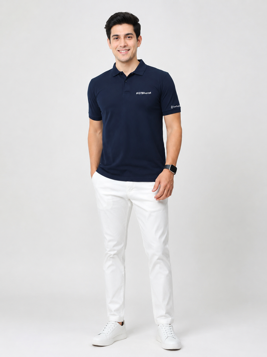 Van Heusen navy polo