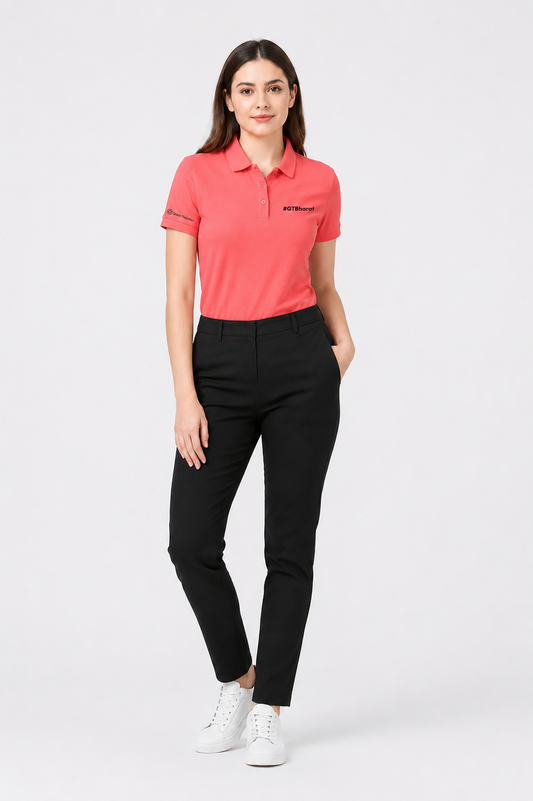 John Players peach polo