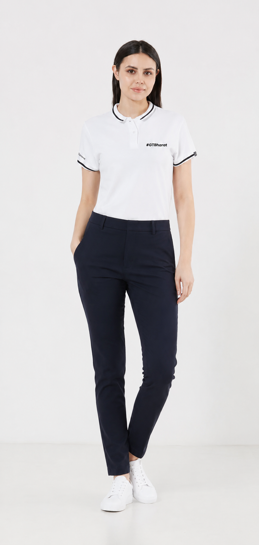 Rare Rabbit white polo female