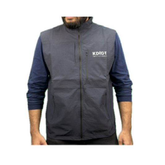 Athletic Drive GT branded sleeveless jacket.