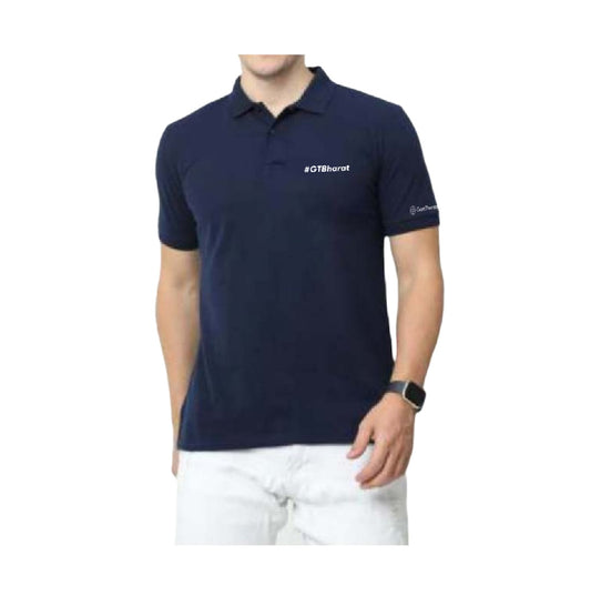Van Heusen Navy Blue Polo T-shirt